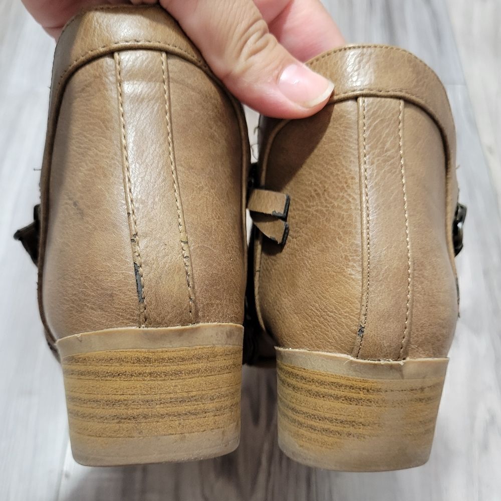 Just fab viola zip Up booties Sz 8 - Picture 8 of 10